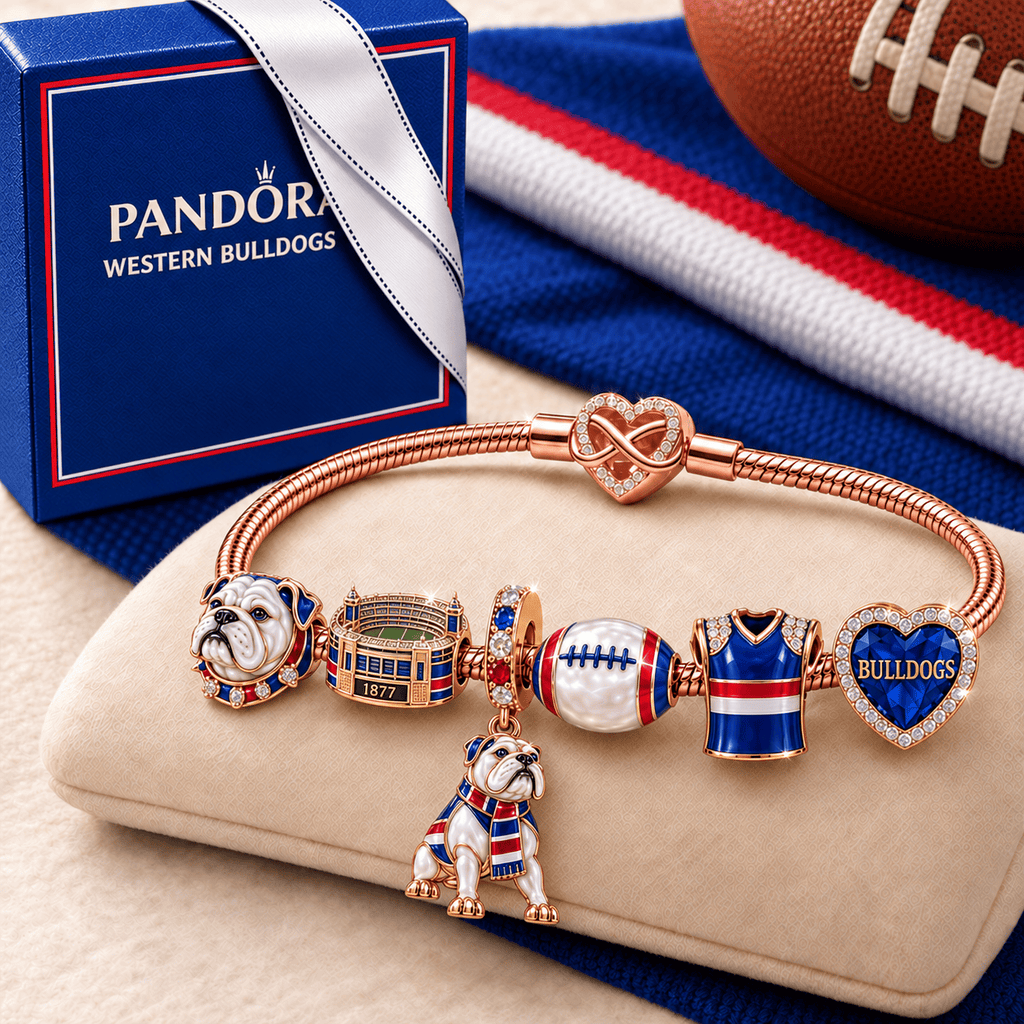 WTB Rose Gold Charm Bracelet Set TMH