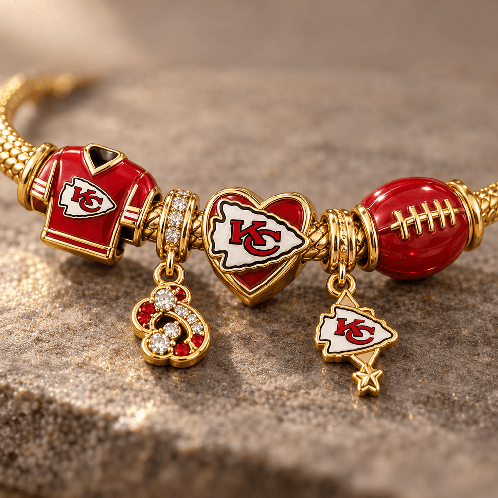KCC Gold Charm Bracelet Set PTKL