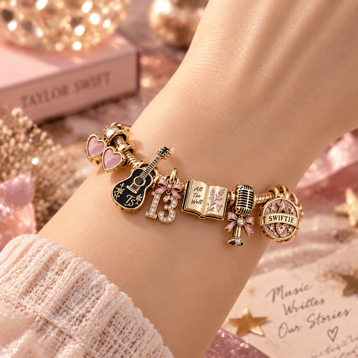 TLSW Gold Charm Bracelet Set TTN